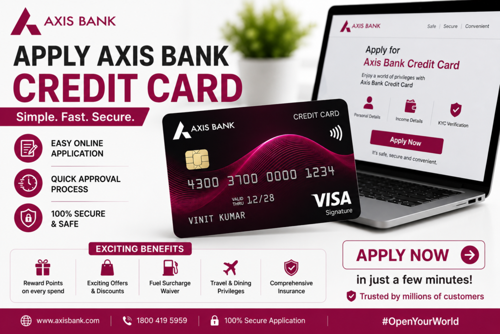 Apply for Axis Bank credit card